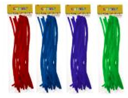 Сінельний дріт пухнастий 30см, 24шт. в пачці  Мікс кольорів 10339