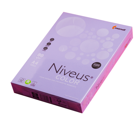 Папір кольоровий пастель, фіолет., LA12, А4/80, 1шт