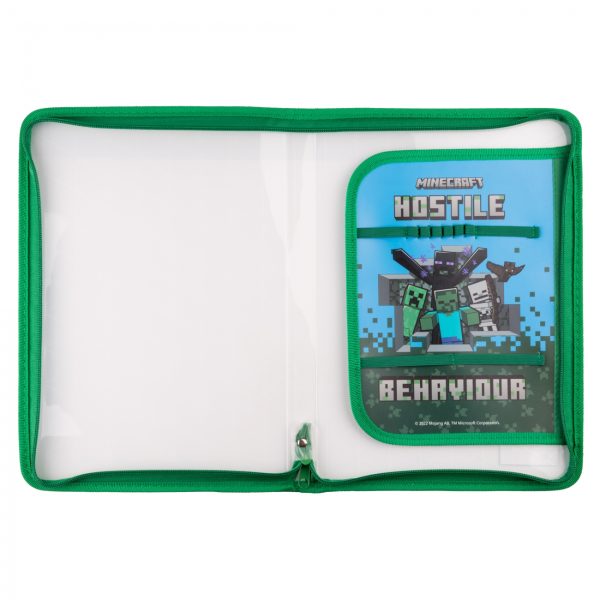 Папка-органайзер YES А4 на блискавці "Minecraft"