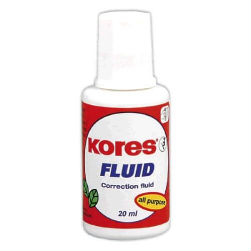 Коректор 20 мл Kores К66101 FLUID  з пензликом