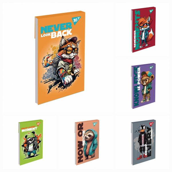 Блокнот YES А7 Enjoy every moments 48 аркушів клітинка