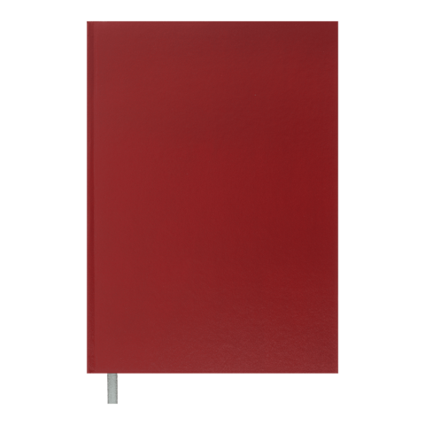 Ділова книга А4 144арк клітинкаBUROMAX OPTIMAL офсет, бордова, бум вініл