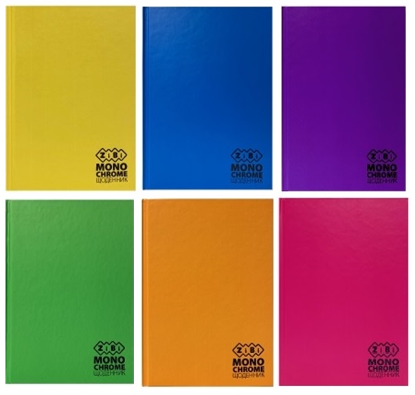 Щоденник шкільний MONOCHROME, В5, 40арк, тверд. обкл., матова ламінація, KIDS Line