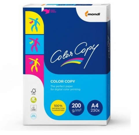 Папір офісний А4 Mondi Color Сopy 200 г/м2 , 16136