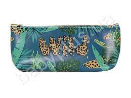 Пенал-косметичка  шкірозамінник Мультяшки WILD 1отд з підкладкою WB312