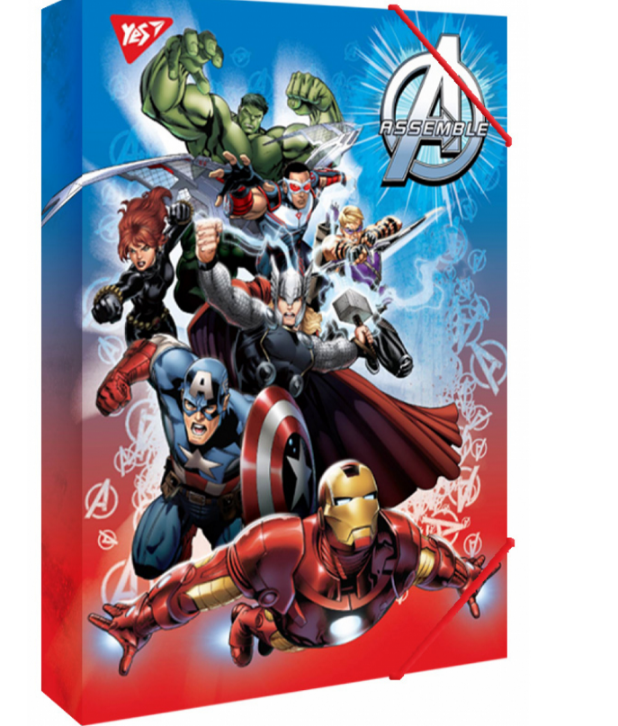 Папка для праці YES картонна А4 Marvel.Avengers