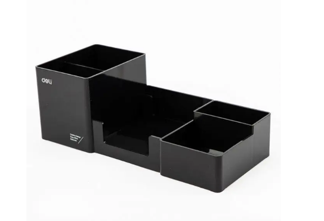 Пiдставка д/руч Deli EZ00220 чорн 6 вiдд пластик 254*112*90mm