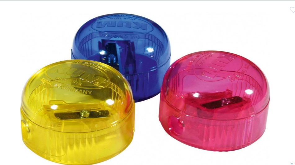 Точилка пластикова KUM 210K Ice з контейнером, кругла (210К Ice)