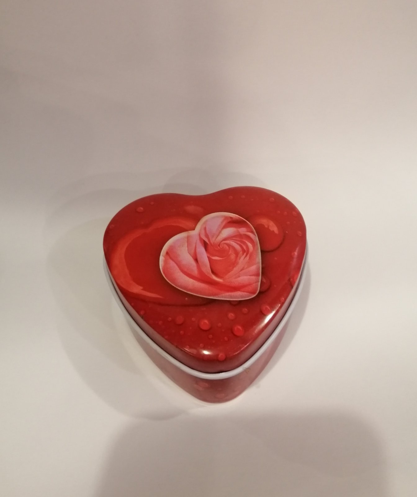 Скринька метал маленька СЕРЦЕ 7*7*3,5