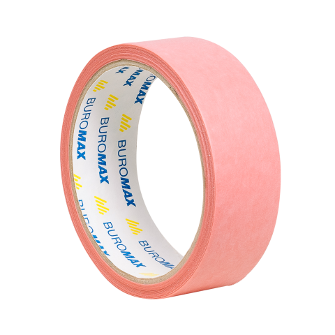 Клейка стрічка рисова 30мм х 20м, рожева делікатна