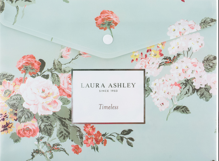 Папка на кнопці Axent Laura Ashley, Timeless 1496-32-A, А5+