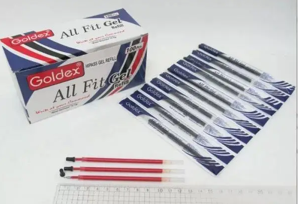 Стрижень гелевий Goldex Hi-Pass 0,6мм 124мм червоний