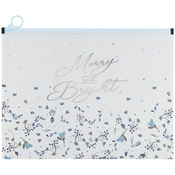 Папка на блискавці zip-lock А4+ Flower Symphony-1 1497-44-A