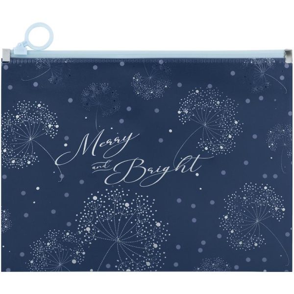 Папка на блискавці zip-lock А5+ Flower Symphony-4 1498-47-A