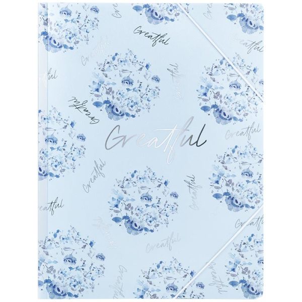 Папка на гумках А4+ Flower Symphony-2 1509-45-A