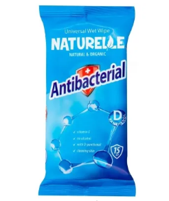 Вологі серветки "Naturelle"  antibacterial? D- pantenol 15шт