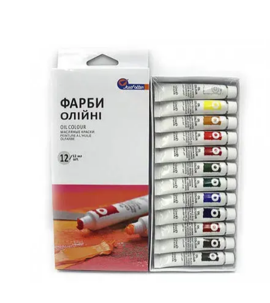 Фарби масляні JOtten Basics12 кольор.12мл EO1212C-1,2,3 45570