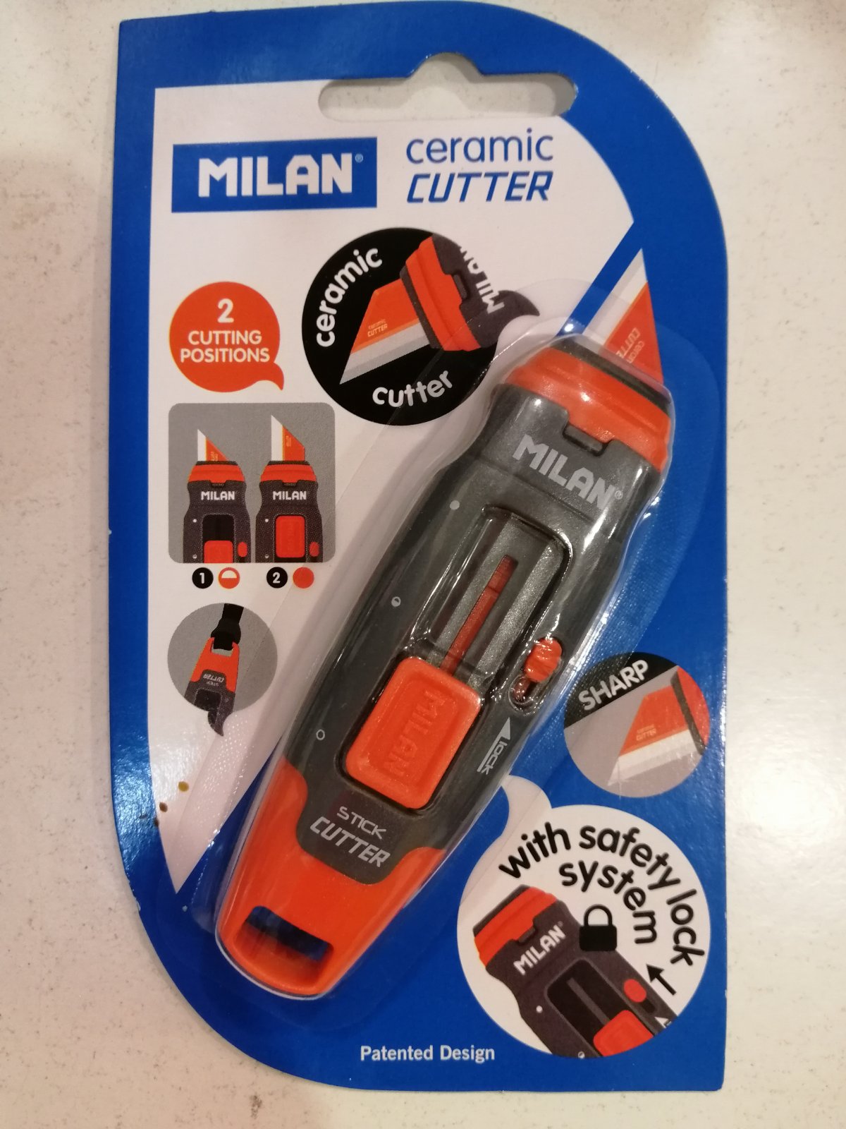 Ніж 15мм MILAN 10348BMW Capsule керам лезо