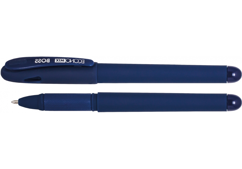 Ручка гелева ECONOMIX BOSS 1 мм, синя E11914-02