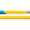Ручка кулькова OPTIMA UA 0,7 mm. Корпус жовтий, пише синім O15699