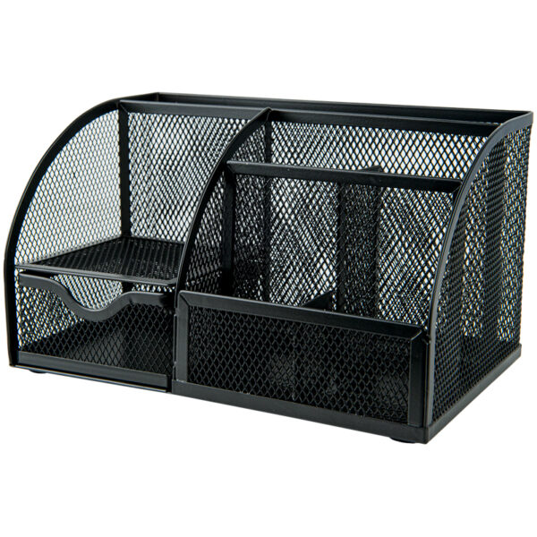 Підставка-органайзер 220x140x130мм металева, чорна