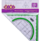 Косинець 2 в 1,140мм, 90 ° / 45 °, з салатовою смужкою, блістер, KIDS Line