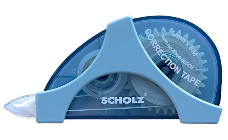 Коректор стрічковий 5мм х 8м, синій 4964-06SCH