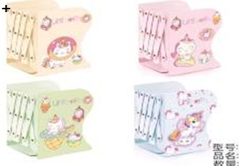 Підставка-тримач для книг металева 15,2*15,2см "Unicorn" 666-770-S