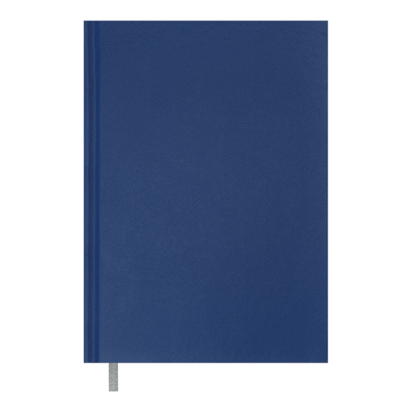 Книга записна OPTIMAL, А5, 64 арк., клітинка, синя, бум вініл