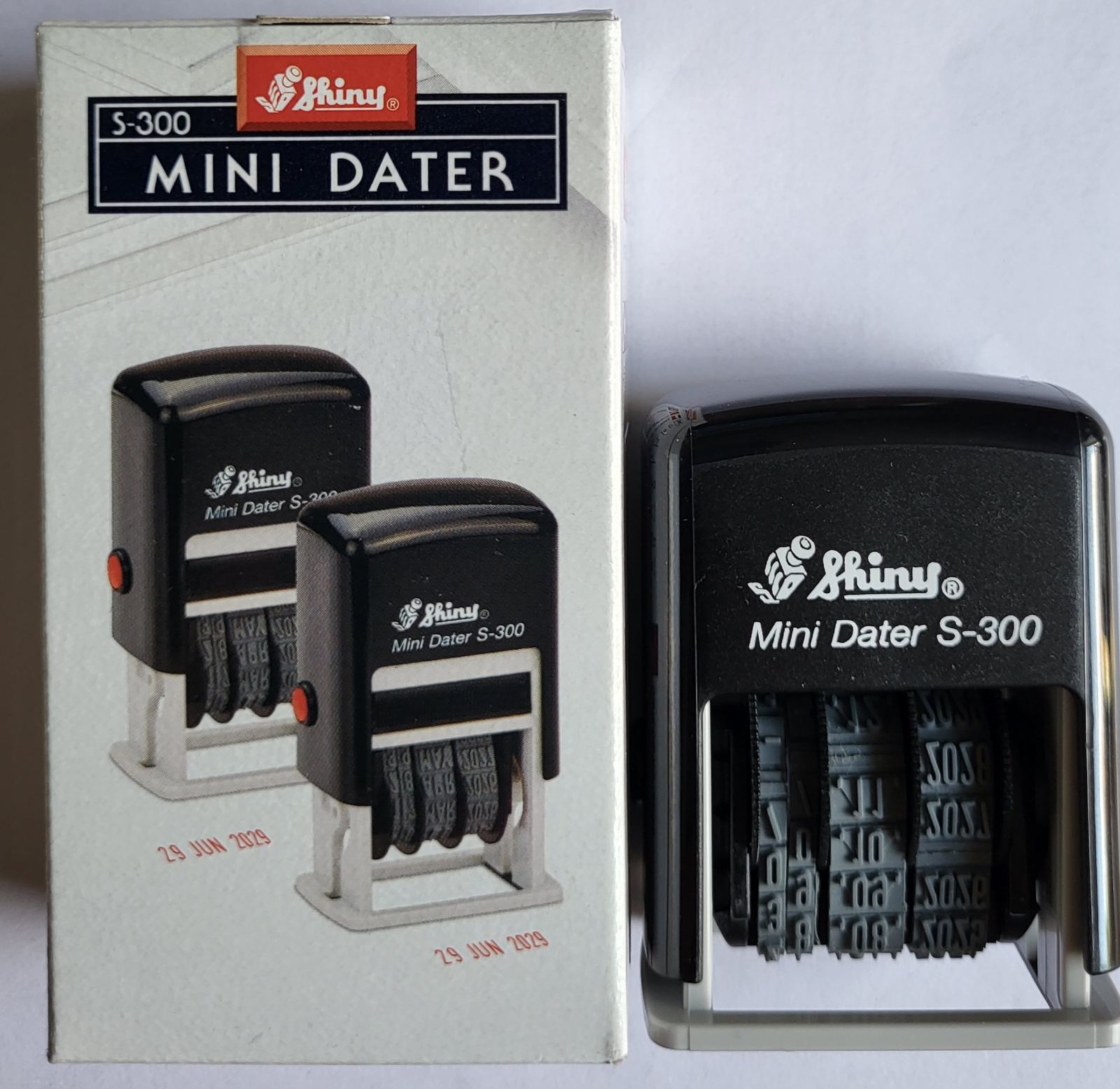 Міні-датер пластмасовий, цифровий, 3мм. S-300 num