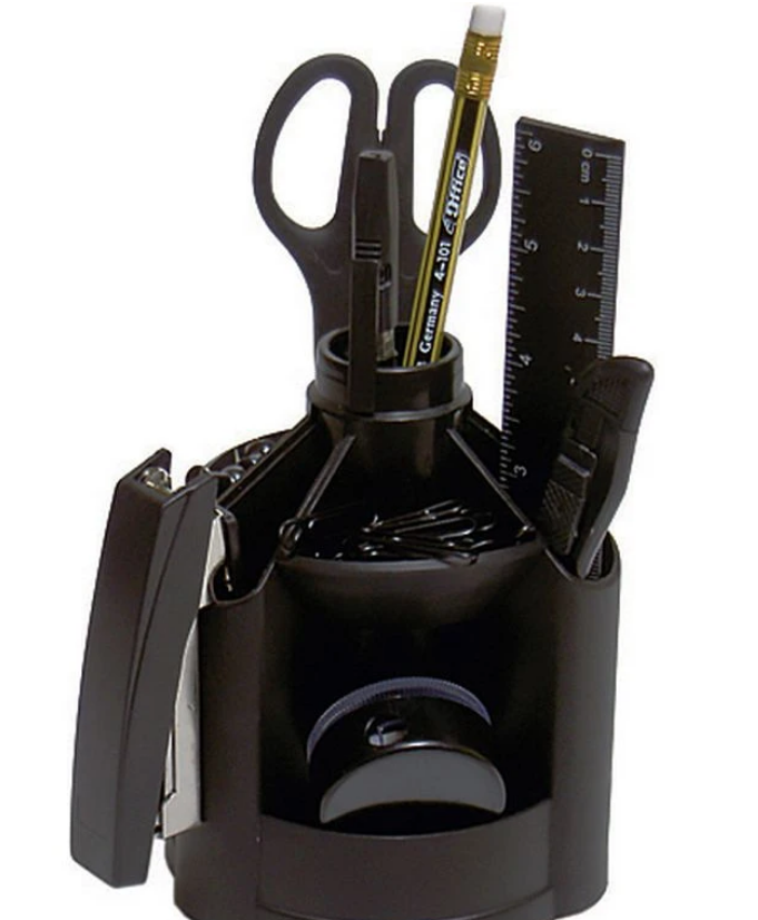 Набор 4OFFICE 12 предметов вертушка черная 4-415