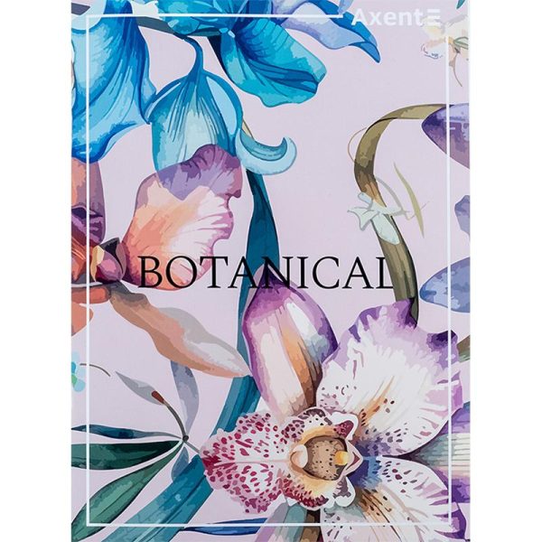 Зошит для записів А4 96 арк., кліт., Botanical 4782-8-A