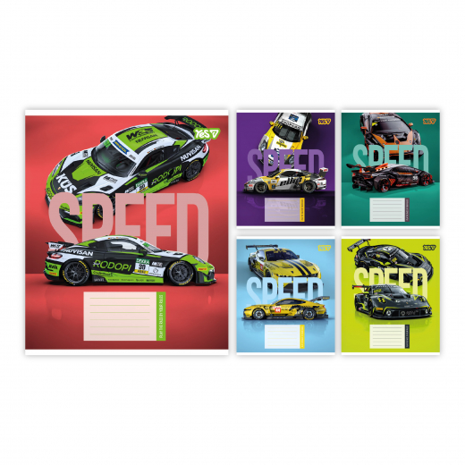 Зошит учнівський Yes "Speed" А5/12 кос. 768721