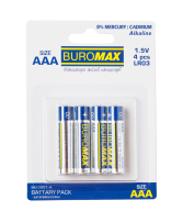 Набір ел. живлення (батарейка) LR03 (ААА) 4шт/упак BM.5901-4