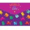 Папка-конверт А5 на кнопці "World Cat Day", 180 мкм CF32013-08
