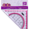 Косинець 2 в 1,140мм, 90 ° / 45 °, з рожевою смужкою, блістер, KIDS Line
