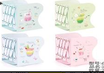 Підставка-тримач для книг металева 15,2*15,2см "Coctails" 666-771-S