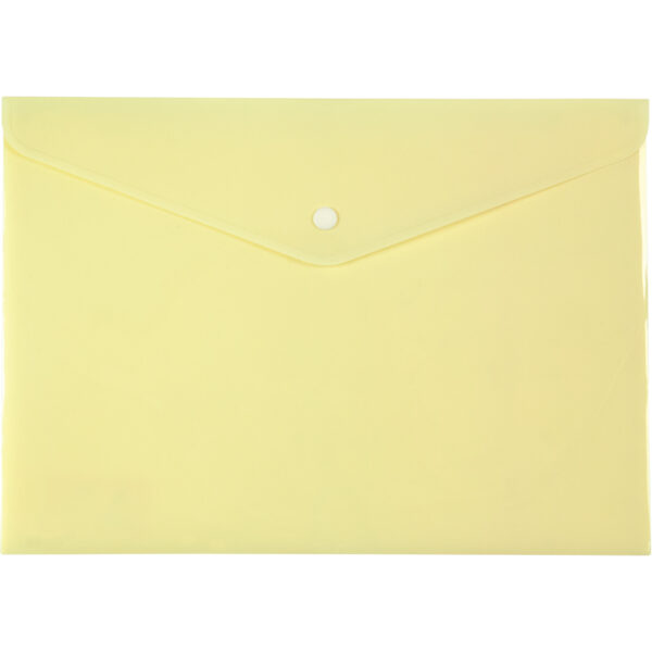 Папка на кнопці, А4, Pastelini, жовта 1412-08-A