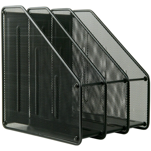 Лоток вертикальний 3-в-1, Axent металевий, чорний