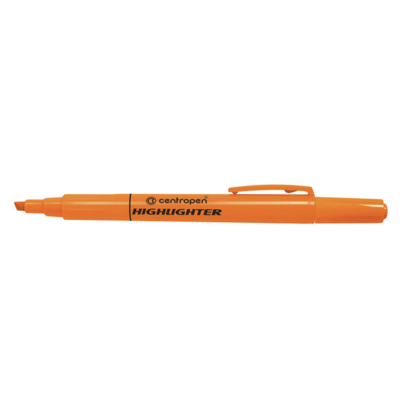 Маркер текстовый 1-4 мм Centropen Fax оранжевый, 8722/06
