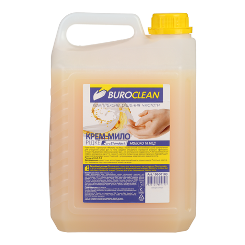 Крем-мило 5л  Молоко та мед BUROCLEAN  EuroStandart 10600103