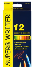 Олівці 12 кол. шестигран. Superb Writer, Marco