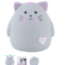 Скарбничка Kite, grey cat, матеріал: пластик K23-498-3