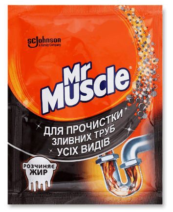 Засіб для прочистки труб Містер Мускул  75г