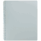 Зошит для нотаток, B5, 80 арк., клітинка, пластикова обкладинка, сірий CLASSIC