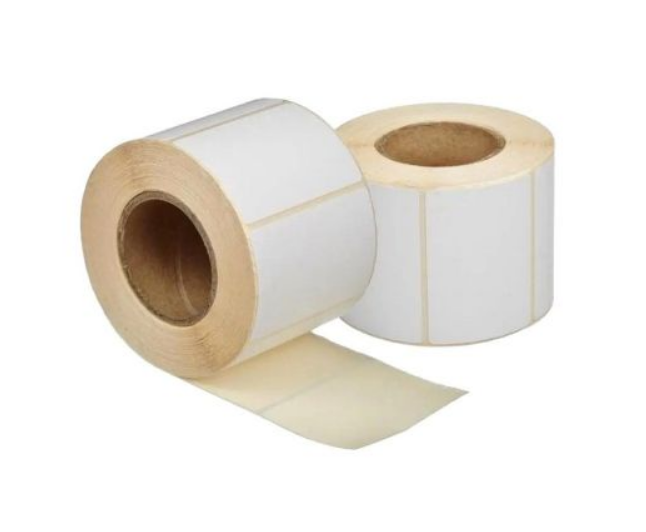 Термоетикетка 58*60 мм біла, 56160