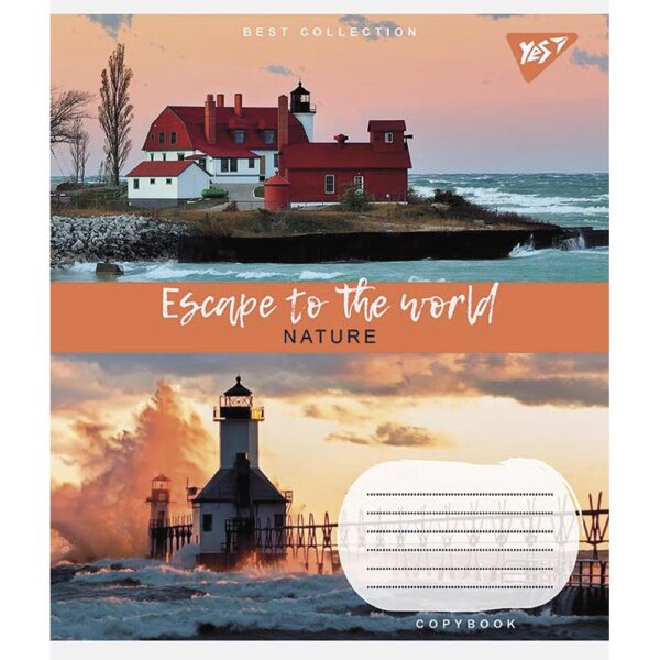 Зошит 36арк лінія YES 766699 Escape to the world
