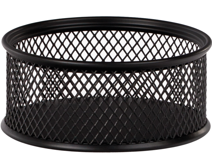 Підставка для скріпок Buromax чорна метал кругл маленька BM.6221-01