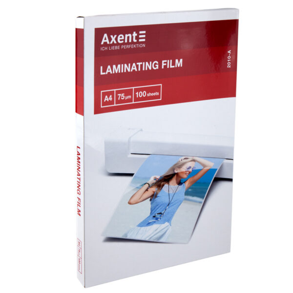 Плівка для ламінування 75 мкм, A4 (216x303мм), 100 шт. 2010-A