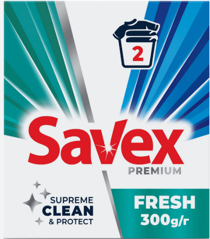 Пральний порошок 300г авт Savex lock Fresh  51001432